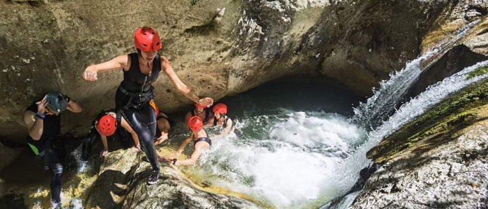 Canyonig in Jablanica  